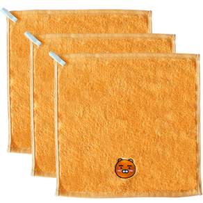 Moohan Towel Kakao Friends廚房毛巾, Orange (Ryan), 3件