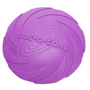 小狗飛盤 L號 18cm, 紫色的, 1個