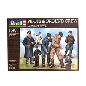 Revell 1:48 二戰德國空軍飛行員和地勤原型步兵, 1套