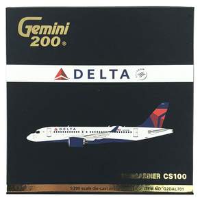 Gemini Jets 飛機壓鑄 1/200 美國達美航空 CS100 N101DU, 混色