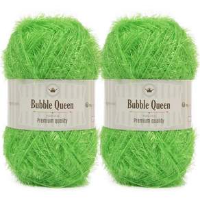 brandyarn Bubble Queen系列 菜瓜布線, 24號, 2捆