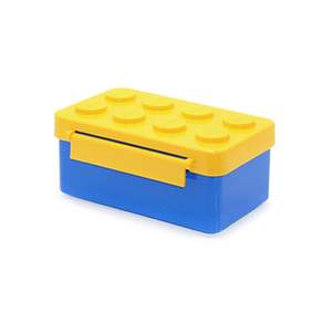 Oxford 積木造型便當盒, 黃色, 1個