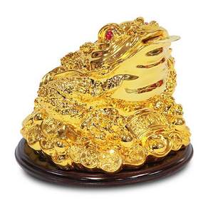 SARAKO 金色蟾蜍裝飾擺設, 金黃色