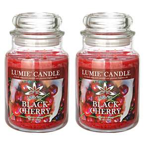 Lumie Candle 香氛蠟燭, BLACK CHERRY, 630g, 2罐