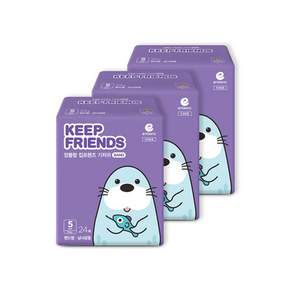 enblanc Keep Friends黏貼型尿布, XL, 72片