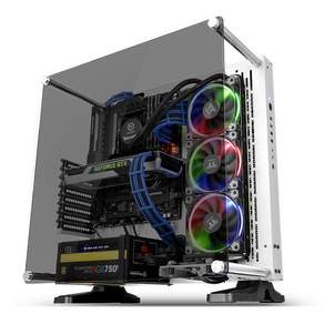 thermaltake Core P3 TG SNOW EDITION中塔鋼化玻璃PC機箱 白色, Core P3 TG SNOW EDITION