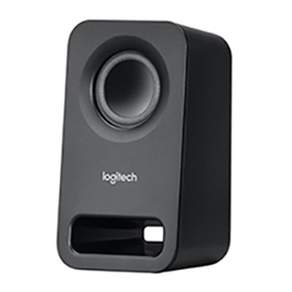 logitech 羅技 2 聲道多媒體揚聲器, Z150, 黑色的