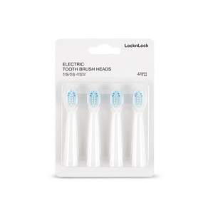 LocknLock 樂扣樂扣 電動牙刷刷頭 白色 4入, ENR526WHT, 1組