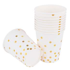 Confetti Party Cup 白色 240ml, 30件, 1個