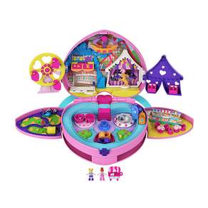 Polly Pocket World 主題公園背包玩具, 混色