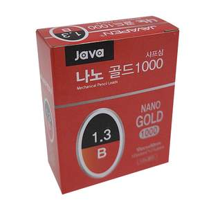 JAVAPEN Nano Gold Sharp Lead B, 1.3mm, 12個