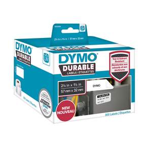 DYMO LW 耐用塗層標籤紙 1933084 32 x 57 mm 800p, 1格, 1個