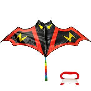 蝙蝠俠風箏 W99002H L號 黑紅色+風箏線, 1組