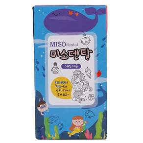 MISO dental 小美人魚雙纖細牙刷 適用7~11歲, 隨機出貨, 12支, 1盒