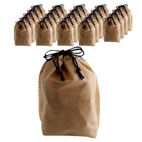 Aienpi 無紡布幸運袋防塵袋 16 x 25 cm 25p, 焦糖, 1個