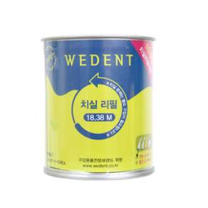 WEDENT 威登 細牙線補充包 S號 18m, 10入, 1組