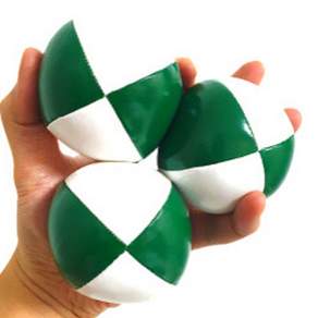 奇蹟魔術雜耍球 白+綠色 3入組, 1套