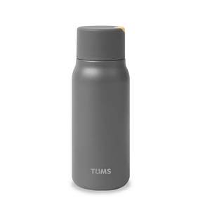 TUMS 素色保溫杯, 330ml, Shine gray