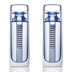 I water 經典鹼性礦物氫過濾水瓶便攜藍色 600ml x 2p 套組, 單品