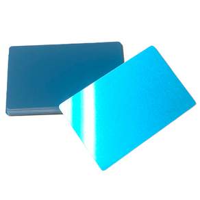 Ideal Laser/Ideal Korea 陽極氧化鋁卡, 100個, 藍色