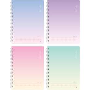 Pinkfoot 5000 星光手稿紙質筆記本 4 件套, 1套, 紫色, 藍色, 綠色, 粉色