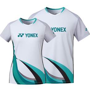 YONEX T 恤男款 223TS017M + 女款 223TS018F 套裝