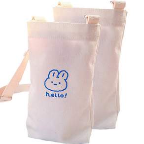 Lifegraphy 可愛動物水壺袋環保袋, 2個, 兔子