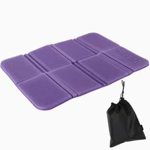 Meribel FunFunny Info 口袋大小多款便攜式靠墊 + 小袋套組, 紫色