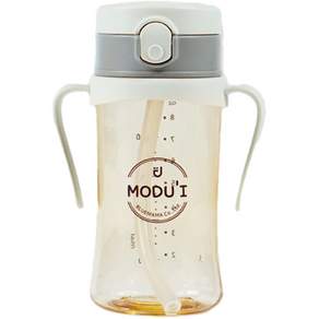 Blue Mama Modu Eye Renewal One Touch 吸管杯 260ml, 乳白色, 1個