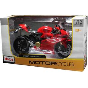 Maisto 1:12 Ducati Panigale 摩托車模型壓鑄 1199, 紅色