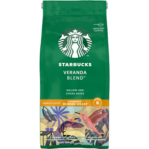 STARBUCKS 星巴克 閑庭綜合研磨咖啡, 研磨咖啡, 200g, 1包, 無研磨咖啡豆