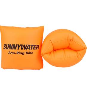 SUNNYWATER 游泳手臂圈, 2個, AR 02 橙色