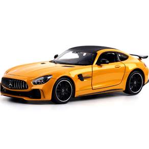 Welly 1/24 梅賽德斯奔馳 AMG GT R 壓鑄, 黃色的