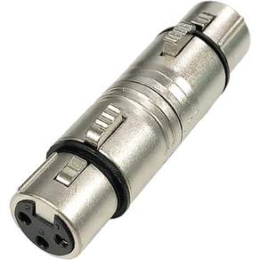 JPRO XLR 卡農母座 XLR 卡農母座轉換性別連接器, JC11, 混色