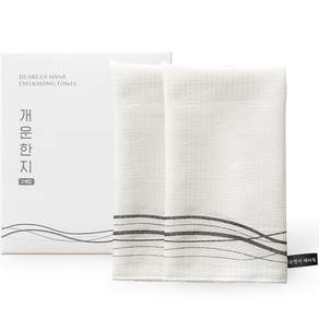 Deercus 清爽韓紙毛巾, 白色, 1盒, 2條