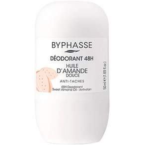 BYPHASSE 走珠除臭劑甜杏仁油 48H, 50ml, 1個