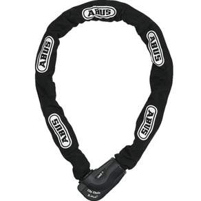 ABUS Granite City Chain X Plus 1060自行車摩托車鎖 110cm, 黑色, 1個