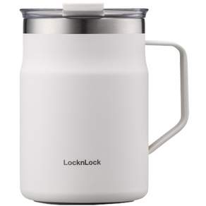 LocknLock 樂扣樂扣 都會馬克咖啡杯, Concrete White, 475ml, 1個