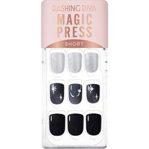 Dashing Diva Magic Press 造型美甲貼, Dark Stella, 1組