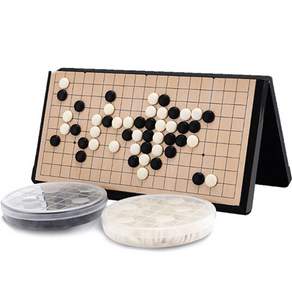 攜帶式折疊磁吸五子棋圍棋組 L, 單色