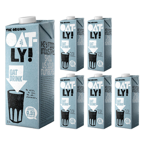 OATLY! 原味燕麥奶, 1L, 6個