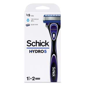 Schick 舒適牌 Hydro 5 Basic刮鬍刀手把+替換刀片 2入組, 1組