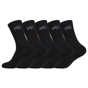 MILLET 男士登山襪套裝, 黑色, 5組