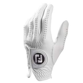 FootJoy PureTouch 羊皮高爾夫手套, 白色