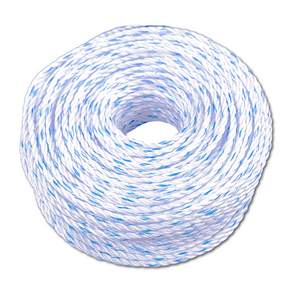 PP材質多功能晾衣繩 5mm*85m, 藍白, 1捲