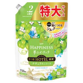 Lenor 蘭諾 Happiness 衣物柔軟精 白葡萄麝香補充包, 750ml, 1包