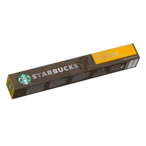 STARBUCKS 星巴克 黃金特濃烘焙膠囊咖啡 Nespresso咖啡機適用, 5.3g, 10顆, 1盒