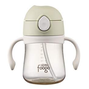 foogo 優質中性系列PPSU嬰兒吸管杯280ml TKFG-280, 280ml, 綠色, 1個