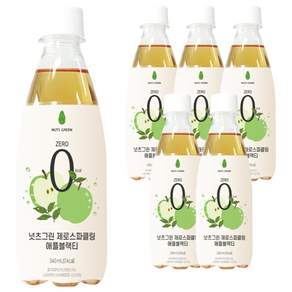 NUTS GREEN 零氣泡蘋果紅茶, 340ml, 6個