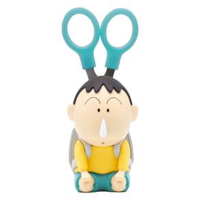 Shinchan 蠟筆小新 Leto 不銹鋼剪刀 + Maenggu 人物套裝, 薄荷色(剪刀)、混色(圖), 1組